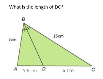 Solved Question 7 (3 points) What is the length of segment | Chegg.com